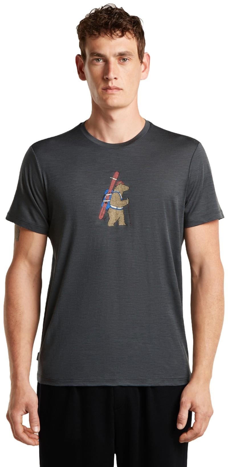 Merino 150 Tech Lite SS Tee - Bear Tour - Mens - obsidian 1
