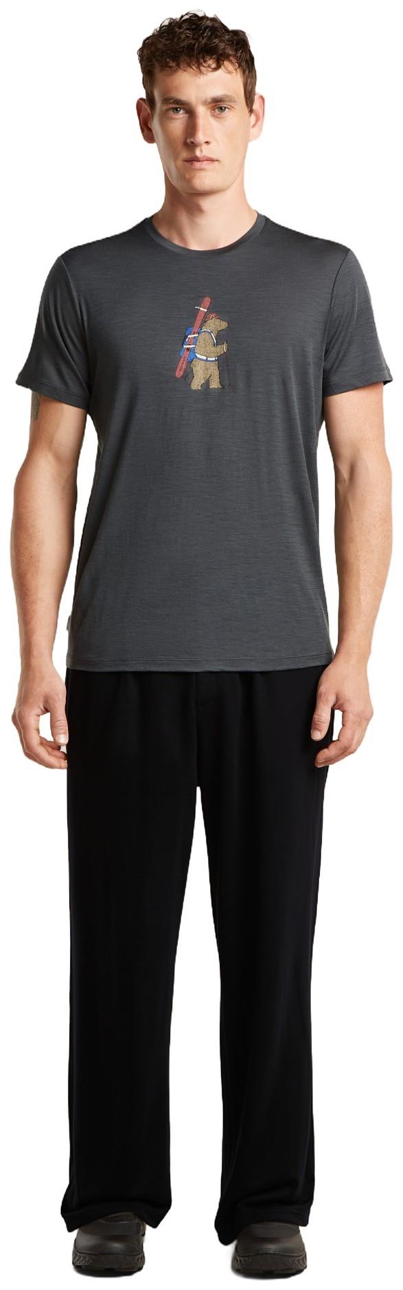Merino 150 Tech Lite SS Tee - Bear Tour - Mens - obsidian 1