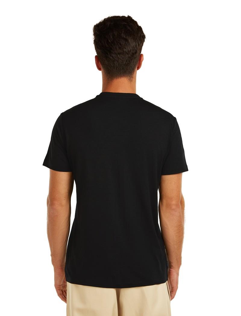 Merino 150 Tech Lite SS Tee - Elevation Line - Mens - black 1