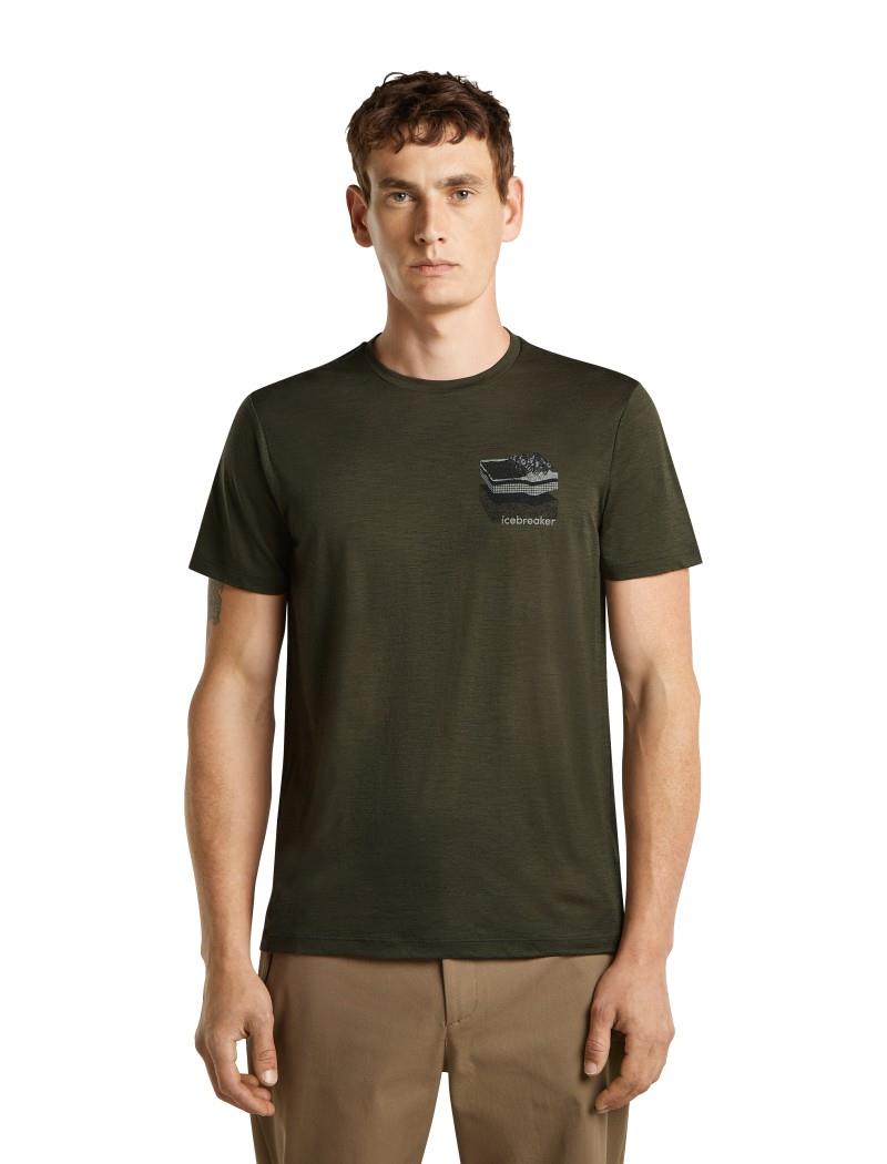 Merino 150 Tech Lite SS Tee - Evolving Layers - Mens - dk loden 1