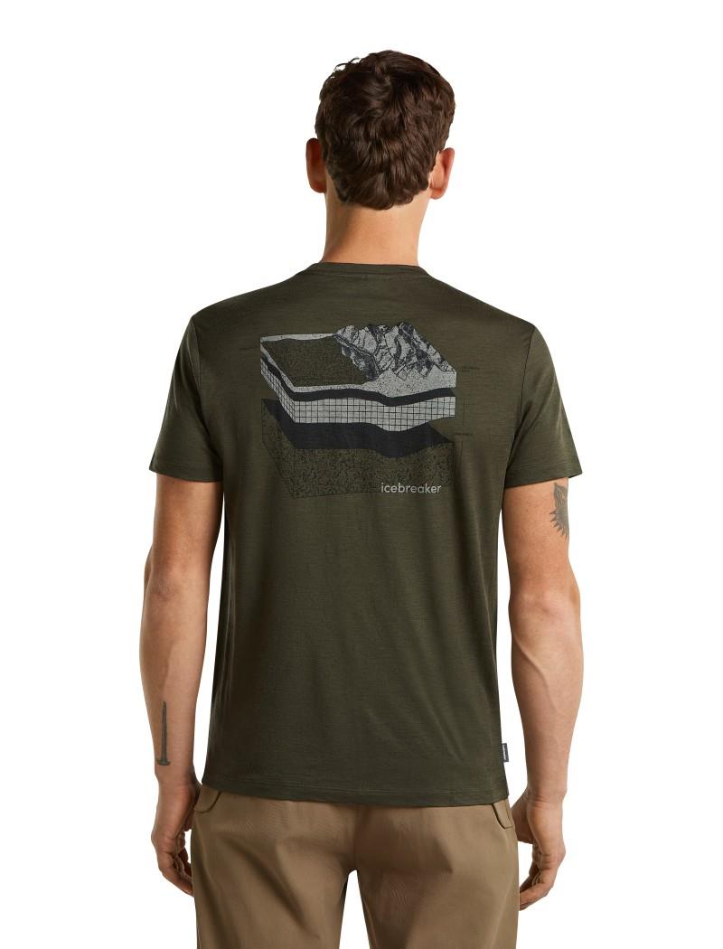 Merino 150 Tech Lite SS Tee - Evolving Layers - Mens - dk loden 1