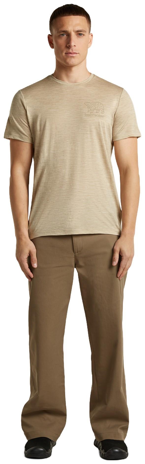 Merino 150 Tech Lite SS Tee - Forest Footsteps - Mens - bay heather 1