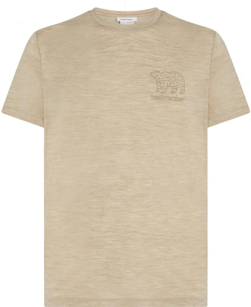 Merino 150 Tech Lite SS Tee - Forest Footsteps - Mens - bay heather 1