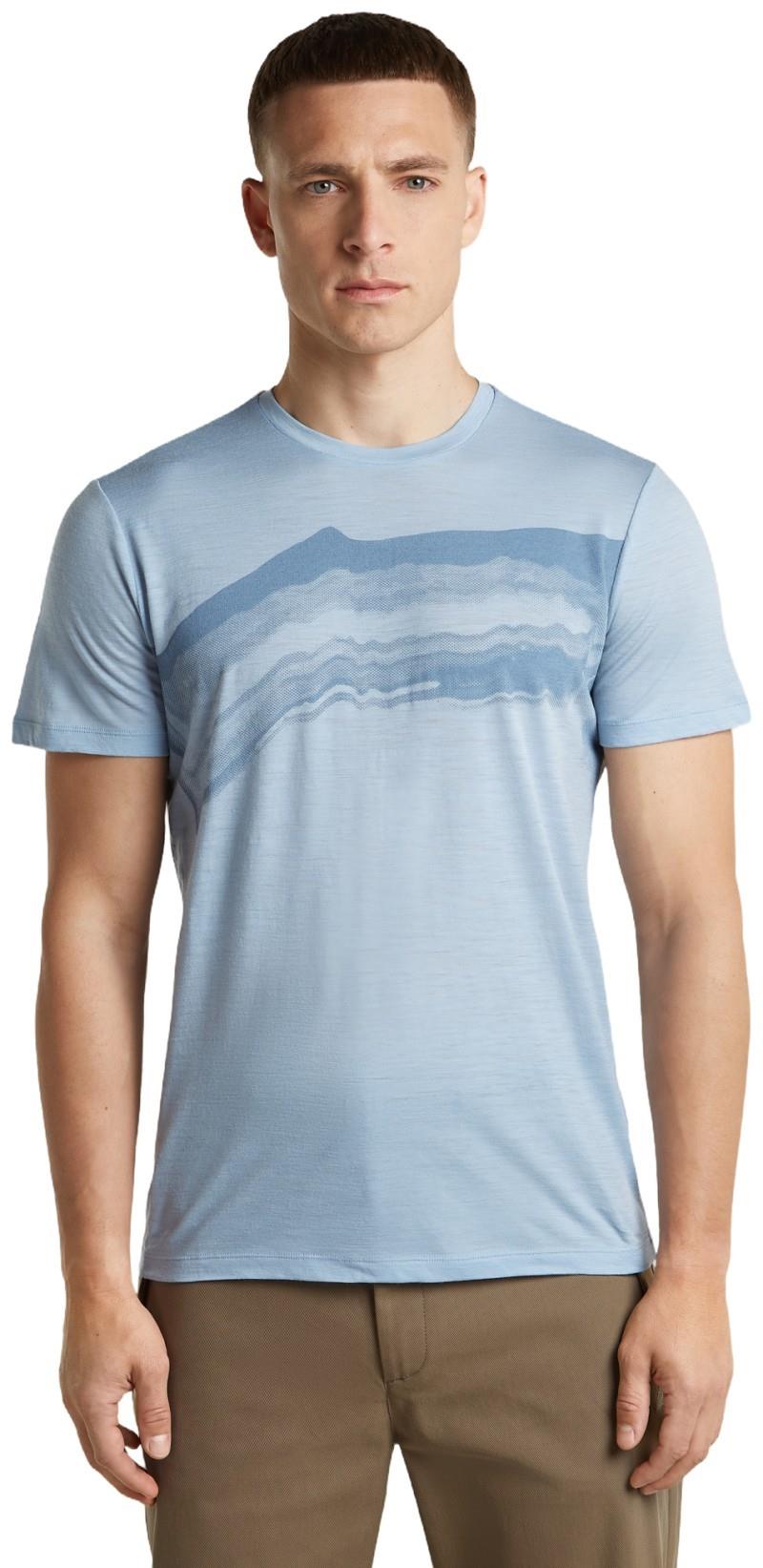 Merino 150 Tech Lite SS Tee - Getaway - Mens - zinc blue 1