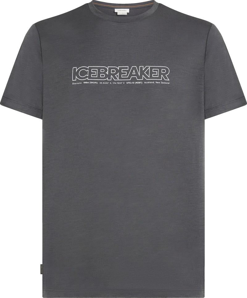 Merino 150 Tech Lite SS Tee - IB Coordinates - Mens - obsidian 1