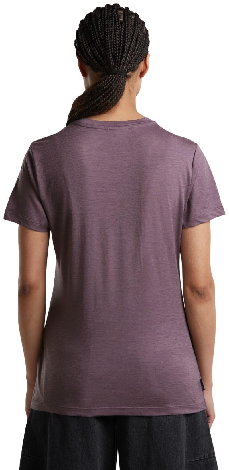 Merino 150 Tech Lite SS Tee - IB Stitchline - Womens - grey plum 1