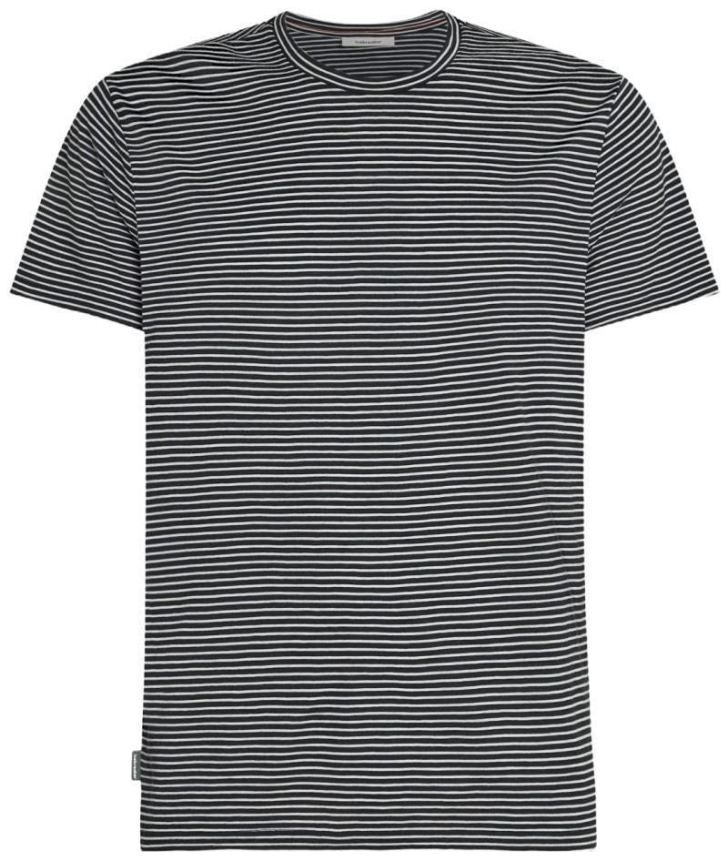 Merino 150 Tech Lite SS Tee - Mens - midnight navy / snow - stripe 1