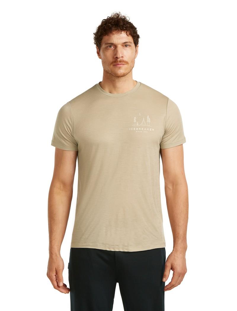 Merino 150 Tech Lite SS Tee - Peaceful Pass - Mens - flagstone 1