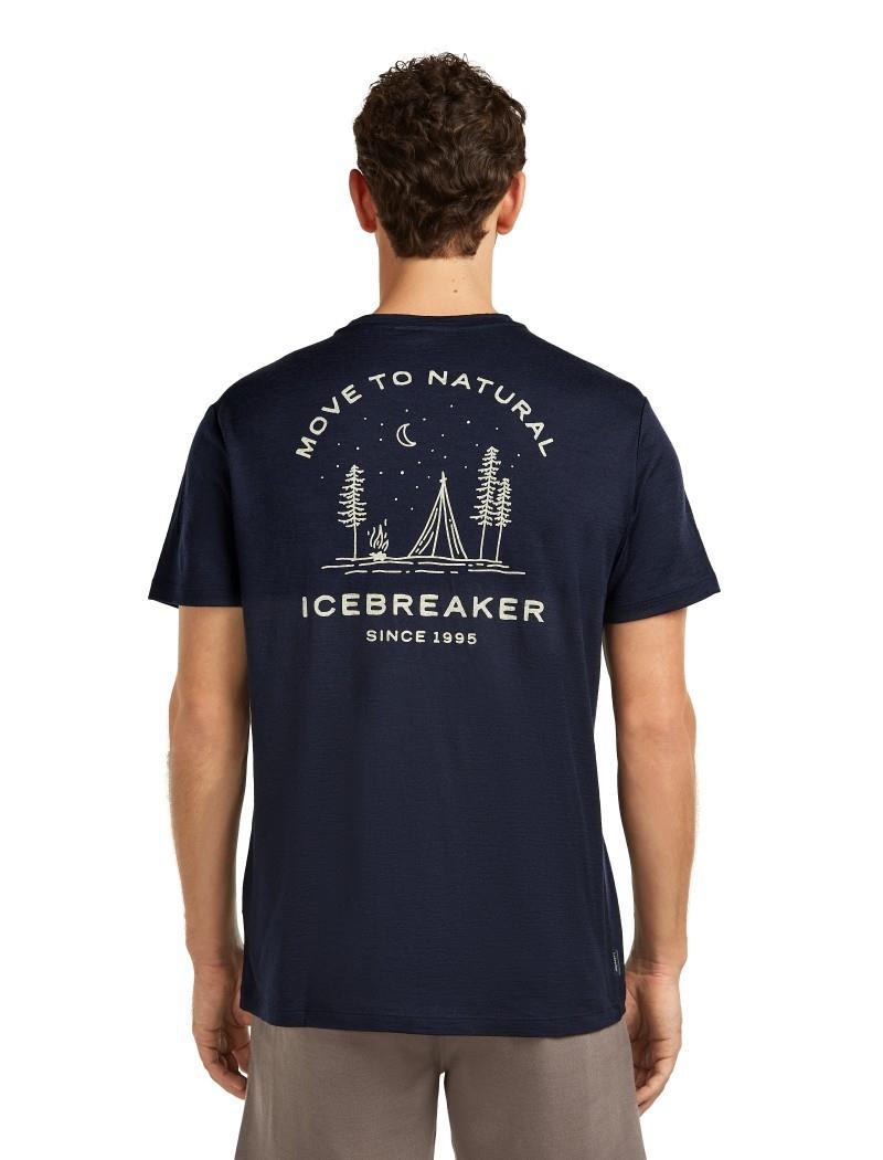 Merino 150 Tech Lite SS Tee - Peaceful Pass - Mens - midnight navy 1