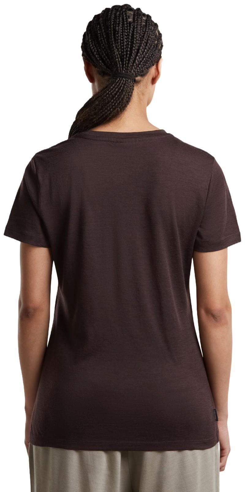 Merino 150 Tech Lite SS Tee - Peaceful Pass - Womens - bittersweet 1