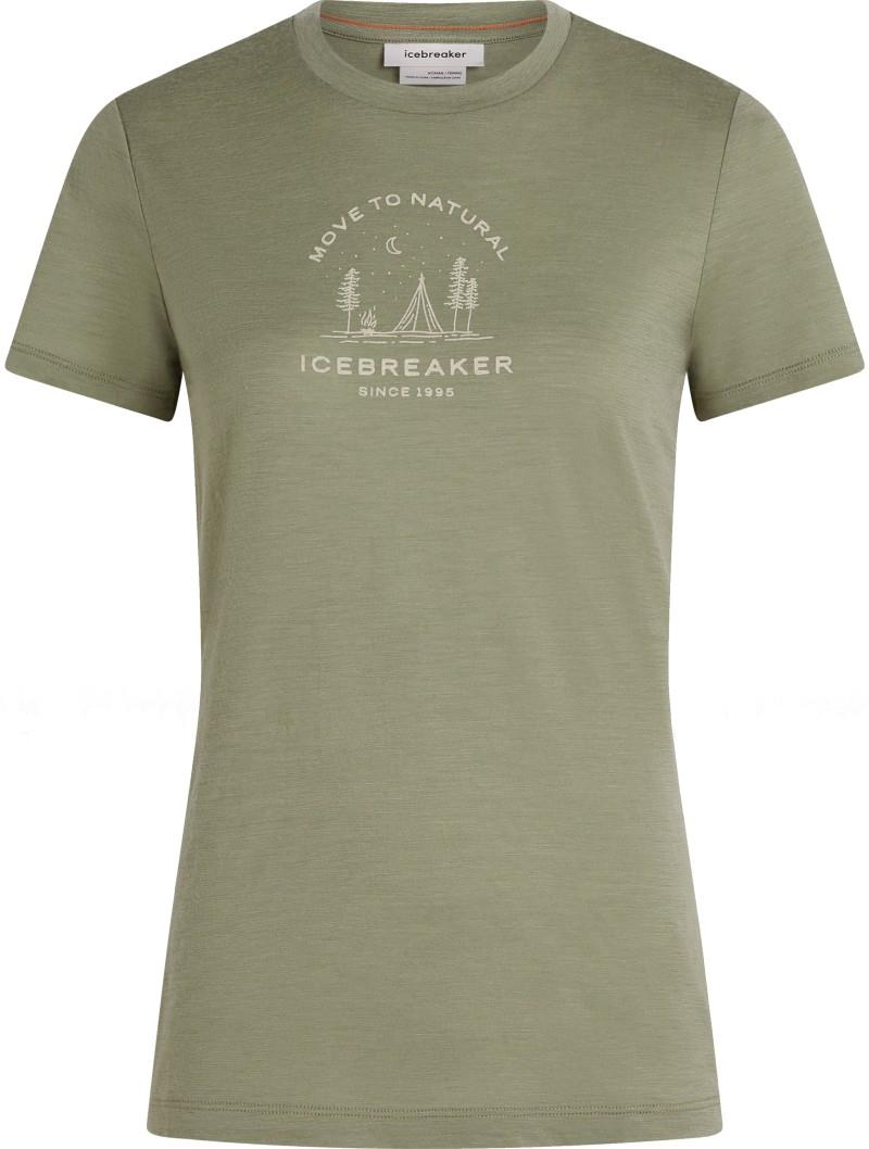 Merino 150 Tech Lite SS Tee - Peaceful Pass - Womens - lichen 1