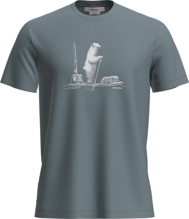 Merino 150 Tech Lite SS Tee - Polar Paddle - Mens - Blue Ash 1