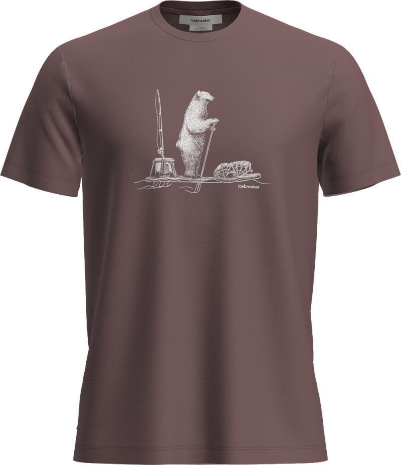 Merino 150 Tech Lite SS Tee - Polar Paddle - Mens - Carob 1