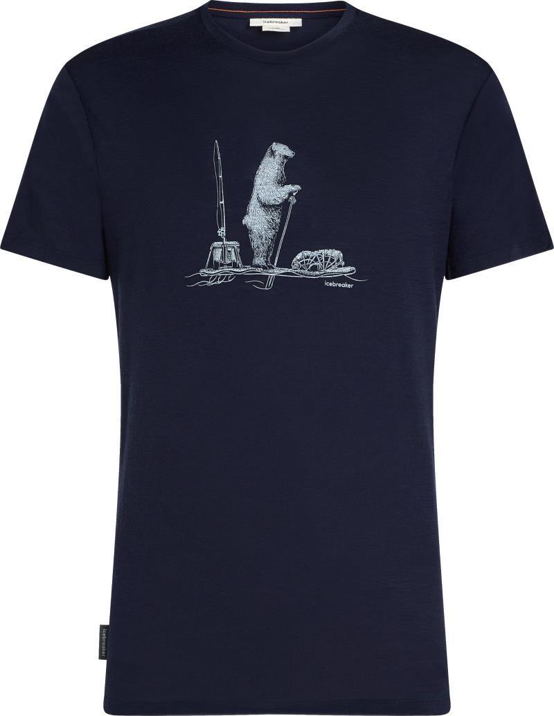Merino 150 Tech Lite SS Tee - Polar Paddle - Mens - Midnight Navy 1