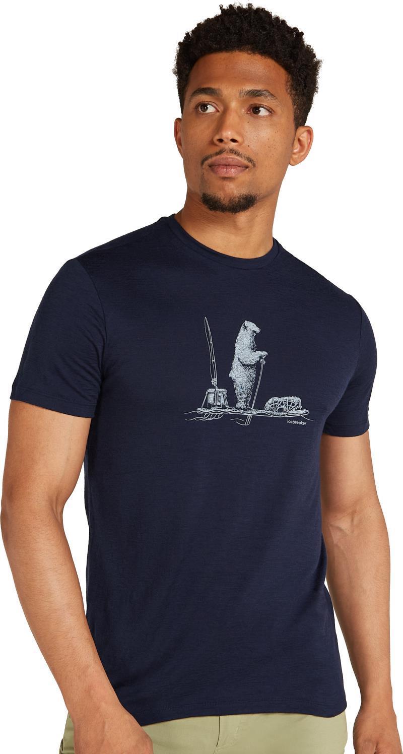 Merino 150 Tech Lite SS Tee - Polar Paddle - Mens - Midnight Navy 2