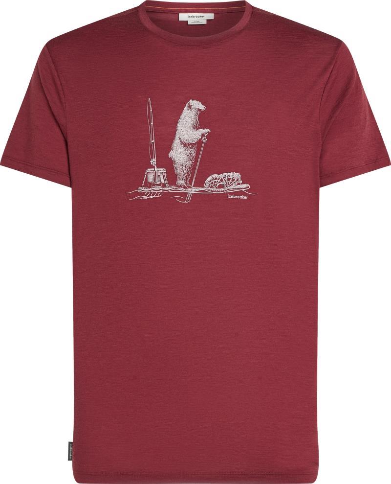 Merino 150 Tech Lite SS Tee - Polar Paddle - Mens - Port 1