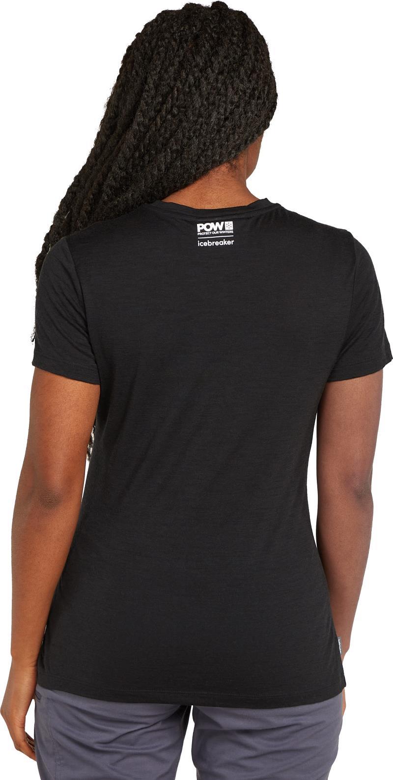 Merino 150 Tech Lite SS Tee - Protect Our Winters - Womens - black 1
