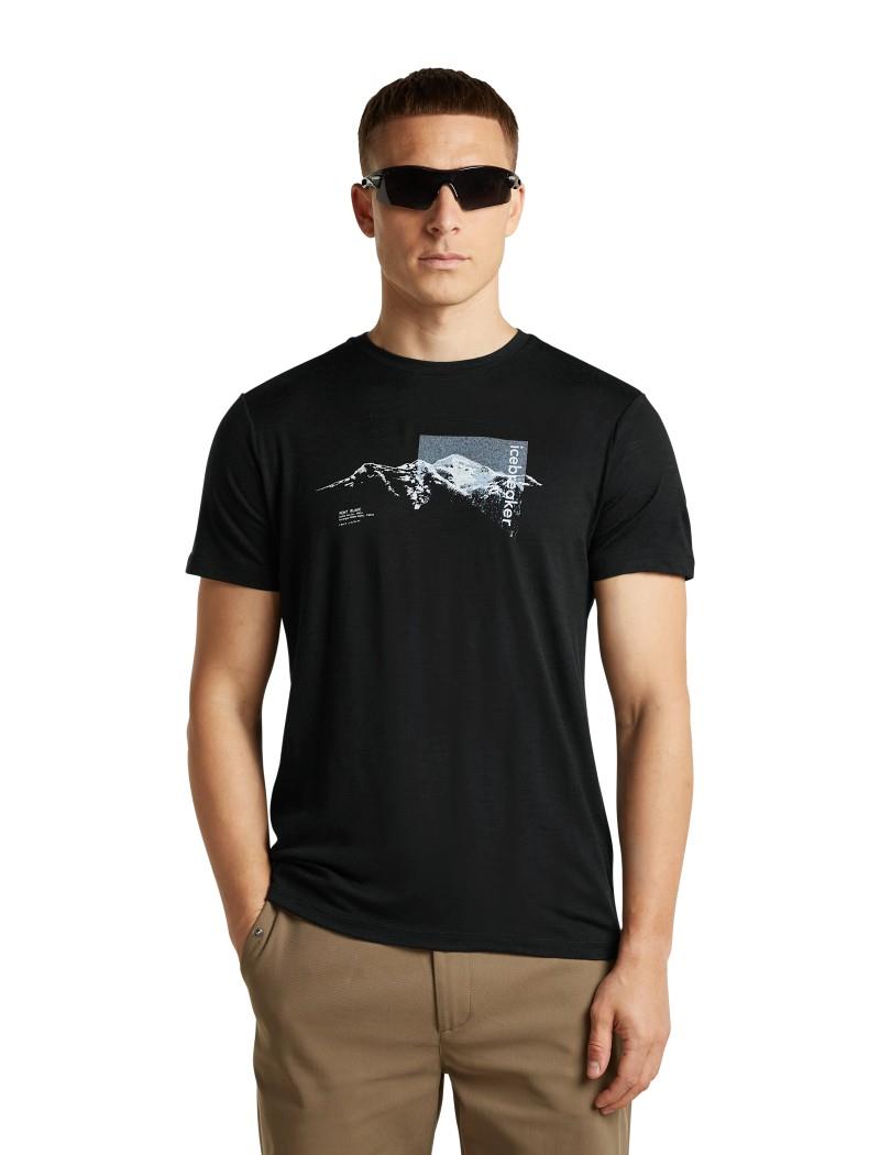 Merino 150 Tech Lite SS Tee - Pure Altitude - Mens - black 1