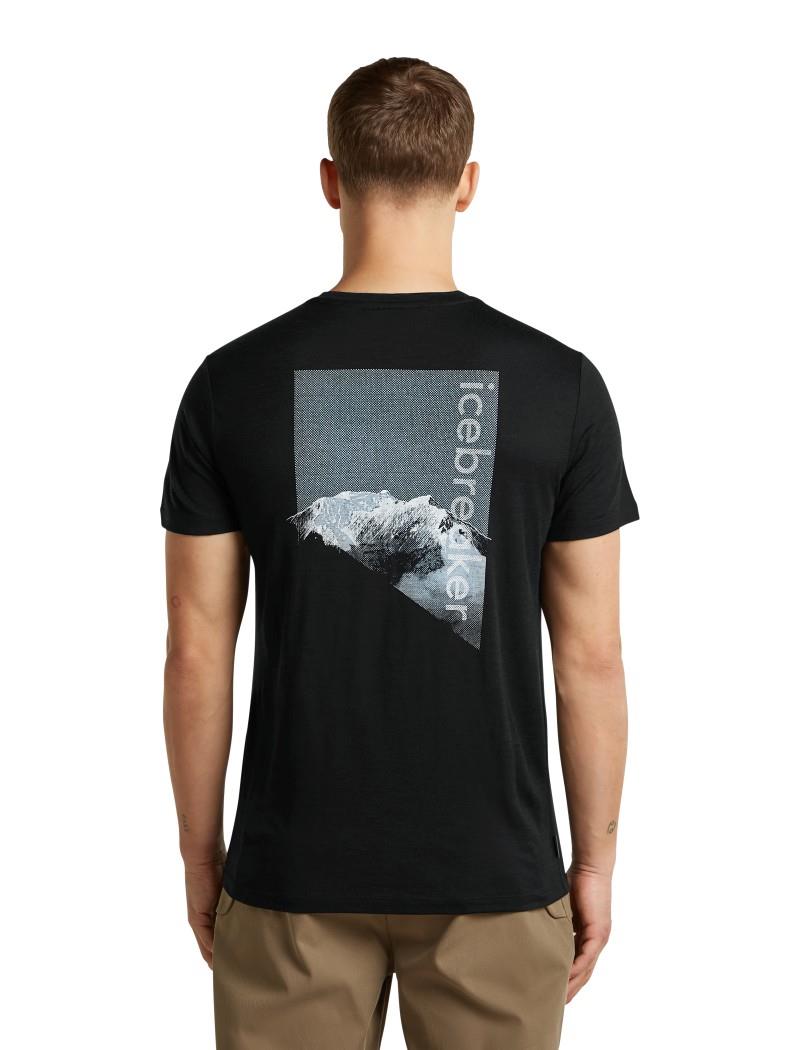Merino 150 Tech Lite SS Tee - Pure Altitude - Mens - black 1