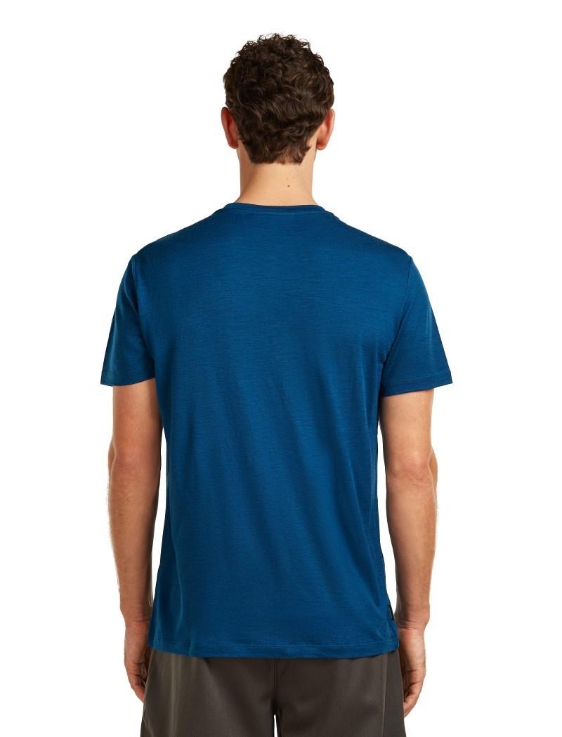 Merino 150 Tech Lite SS Tee - Range Stripes - Mens - atlantis 1