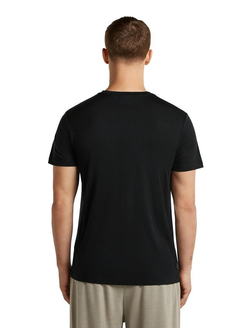 Merino 150 Tech Lite SS Tee - Range Stripes - Mens - black 1