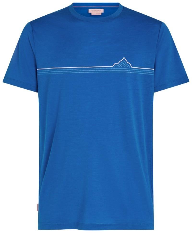 Merino 150 Tech Lite SS Tee - Range Stripes - Mens - lazurite 1