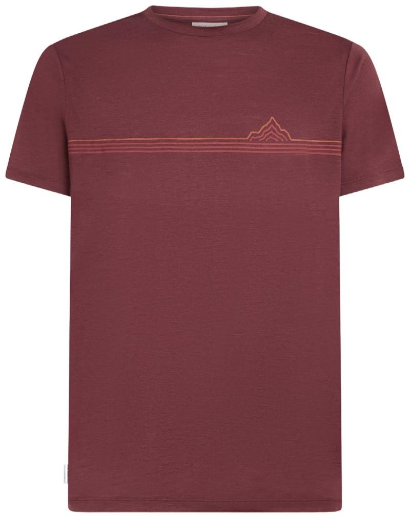 Merino 150 Tech Lite SS Tee - Range Stripes - Mens - port 1