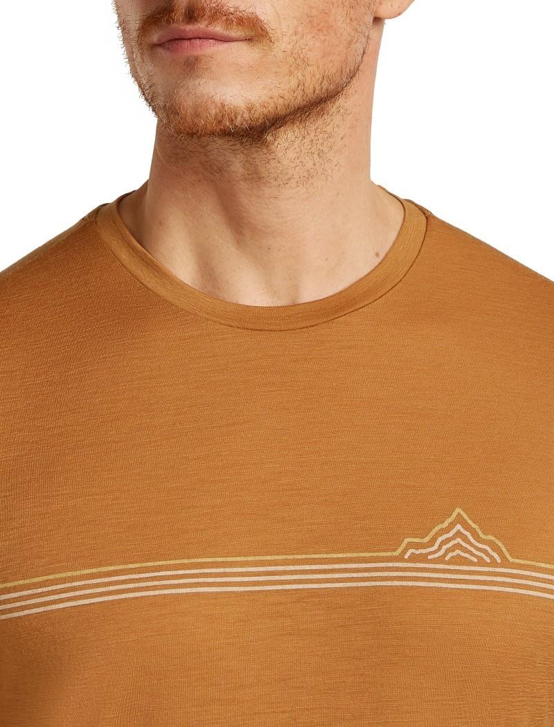 Merino 150 Tech Lite SS Tee - Range Stripes - Mens - trail 1
