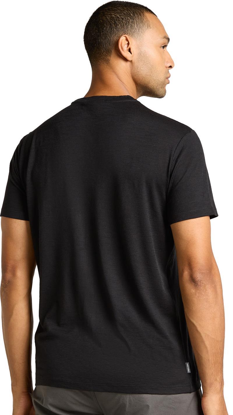 Merino 150 Tech Lite SS Tee - Single Line Camp - Mens - black 1