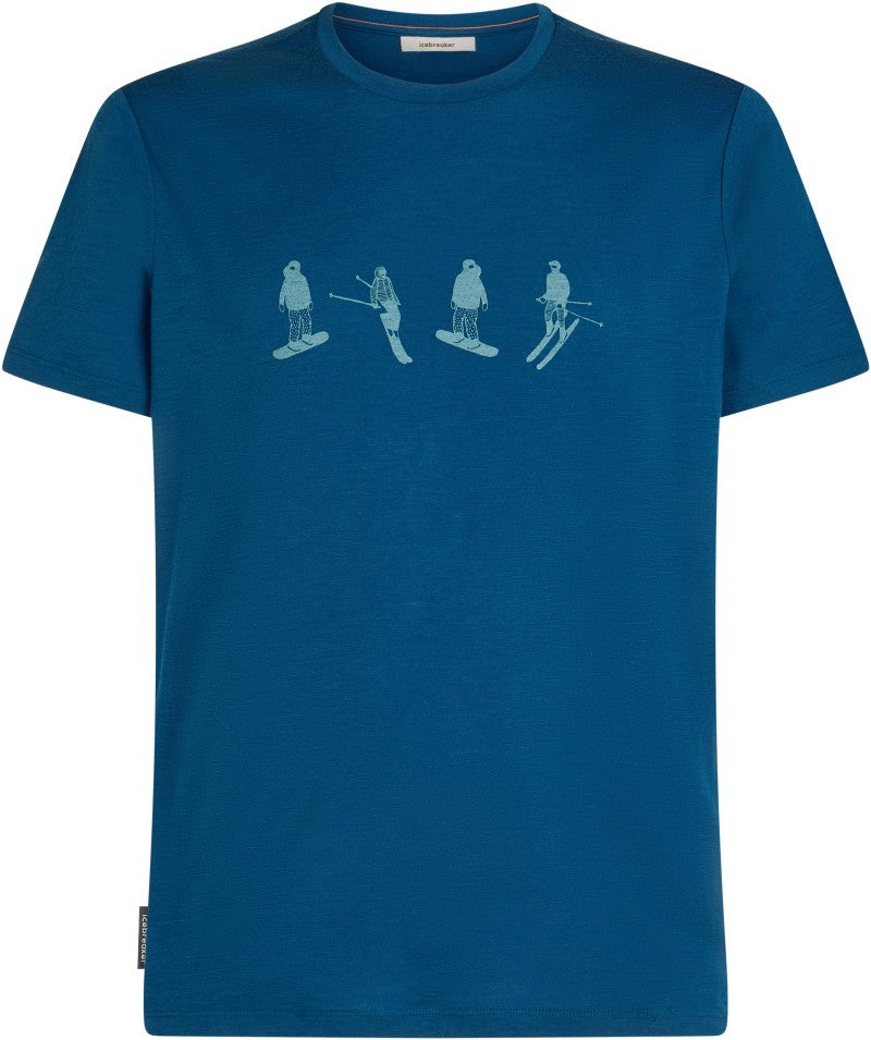 Merino 150 Tech Lite SS Tee - Snow Day - Mens - atlantis 1