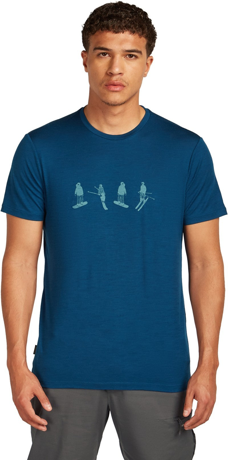 Merino 150 Tech Lite SS Tee - Snow Day - Mens - atlantis 1