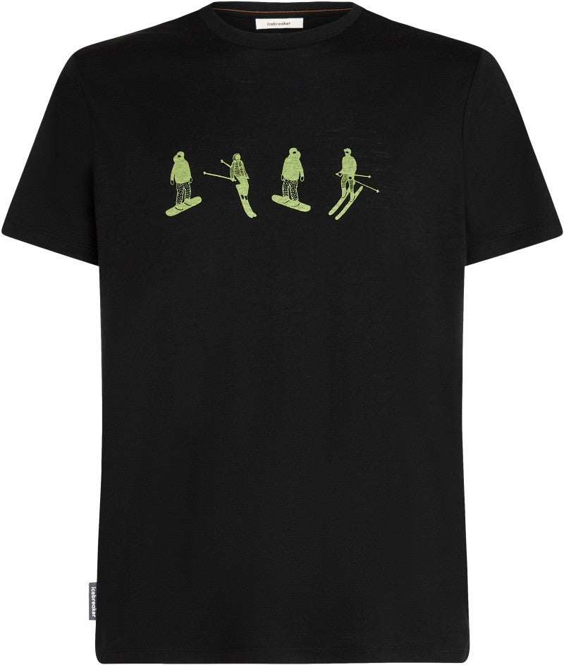 Merino 150 Tech Lite SS Tee - Snow Day - Mens - black 1