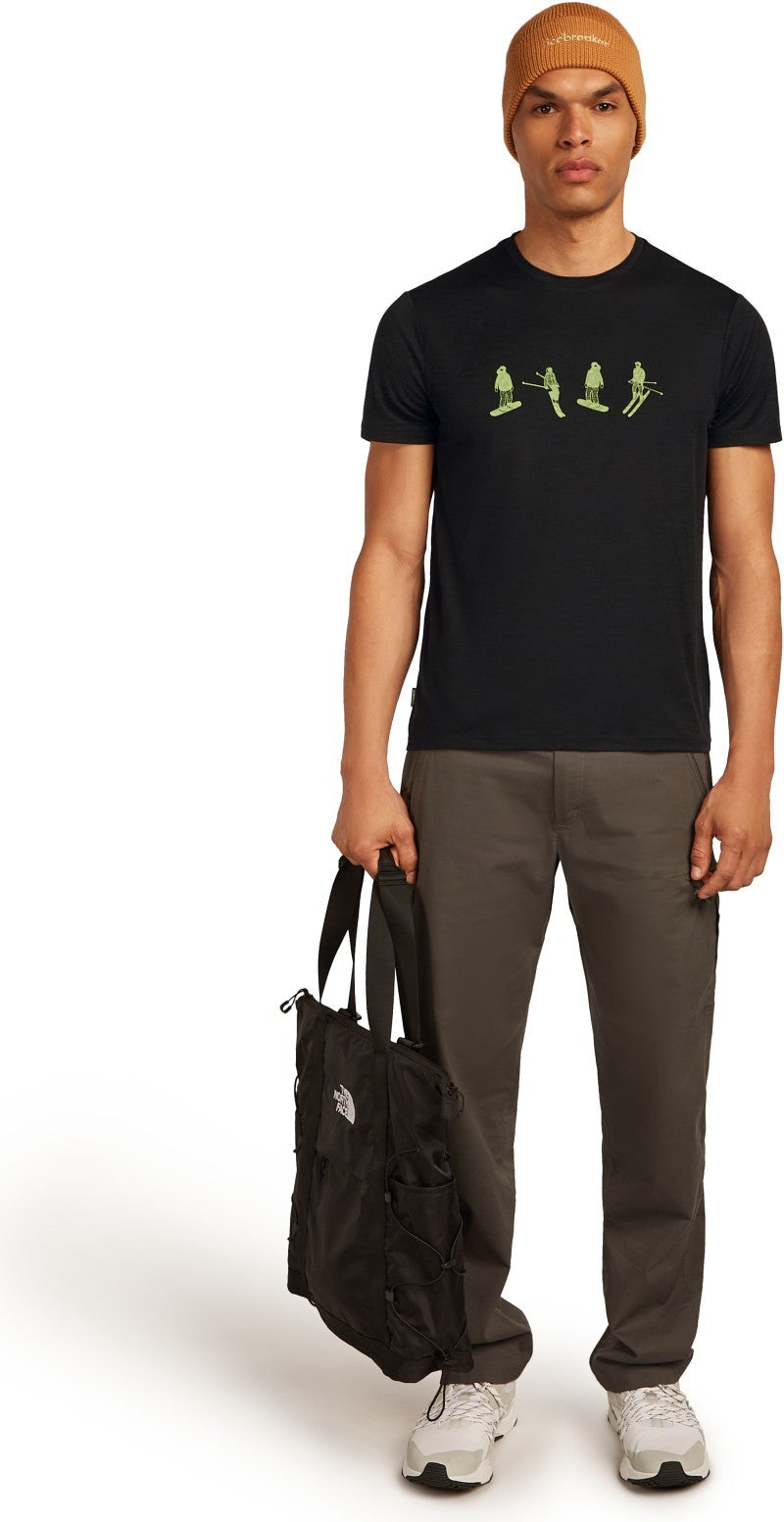 Merino 150 Tech Lite SS Tee - Snow Day - Mens - black 1