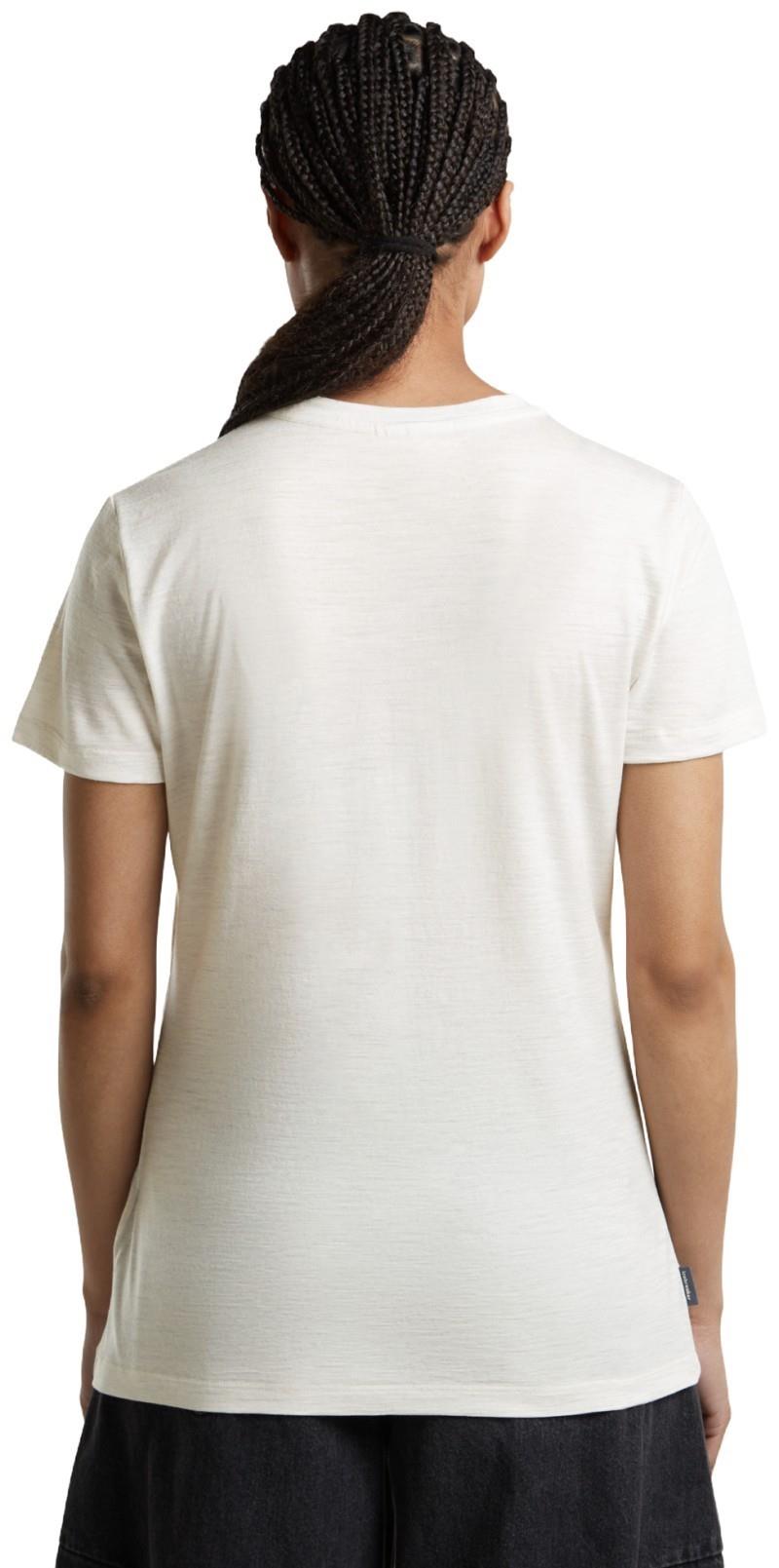 Merino 150 Tech Lite SS Tee - Sparkling Stars - Womens - ecru heather 1