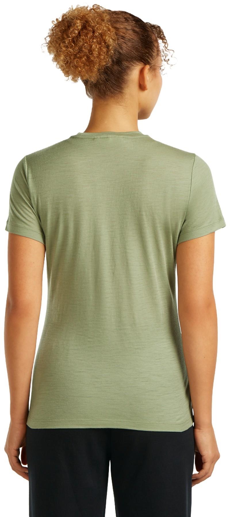 Merino 150 Tech Lite SS Tee - Sparkling Stars - Womens - lichen 1