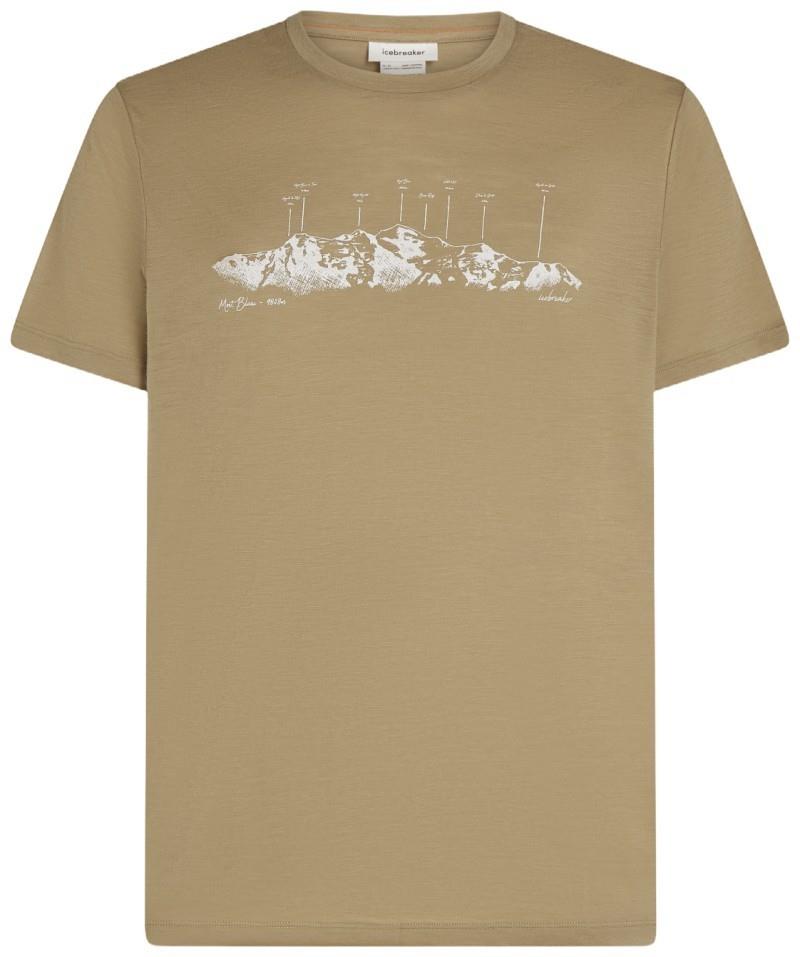 Merino 150 Tech Lite SS Tee - The Peaks - Mens - cumin 1