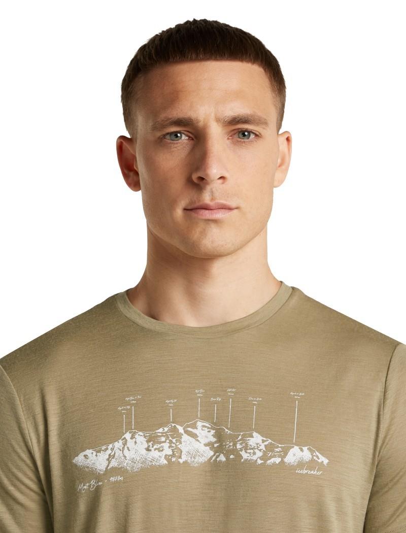 Merino 150 Tech Lite SS Tee - The Peaks - Mens - cumin 1