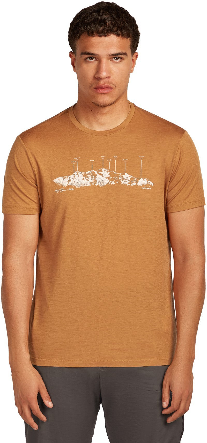 Merino 150 Tech Lite SS Tee - The Peaks - Mens - trail 1