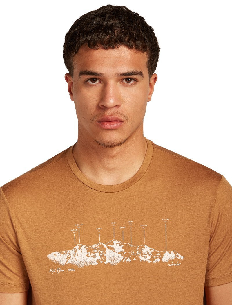 Merino 150 Tech Lite SS Tee - The Peaks - Mens - trail 1