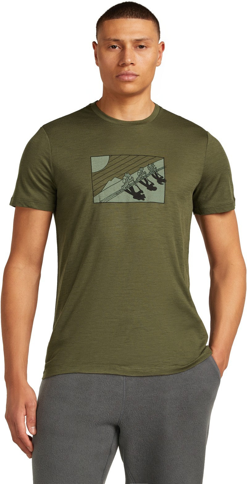 Merino 150 Tech Lite SS Tee - Wild pack - Mens - loden 1
