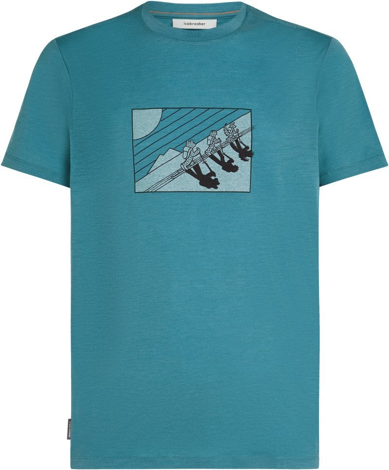 Merino 150 Tech Lite SS Tee - Wild pack - Mens - topaz 1