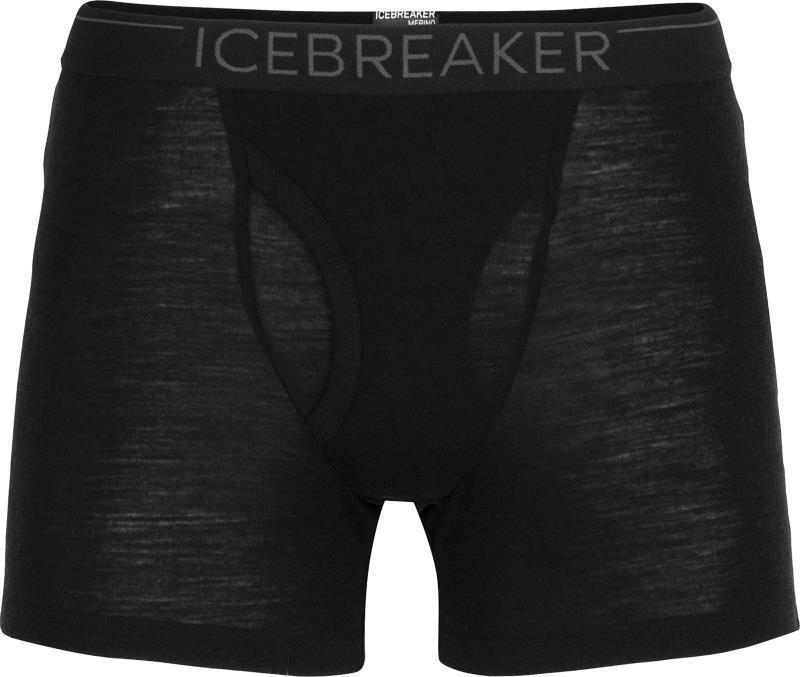 Merino 175 Everyday Boxers with Fly - Mens - Black 1