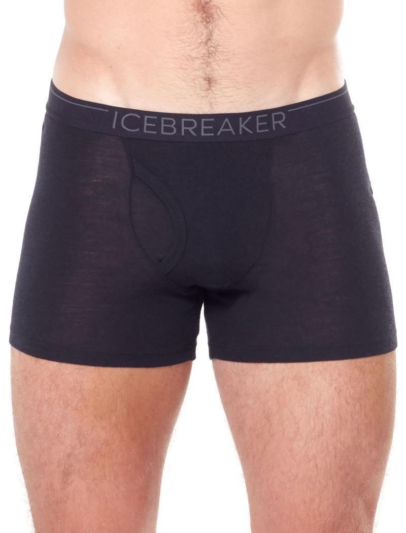 Merino 175 Everyday Boxers with Fly - Mens - Black 2