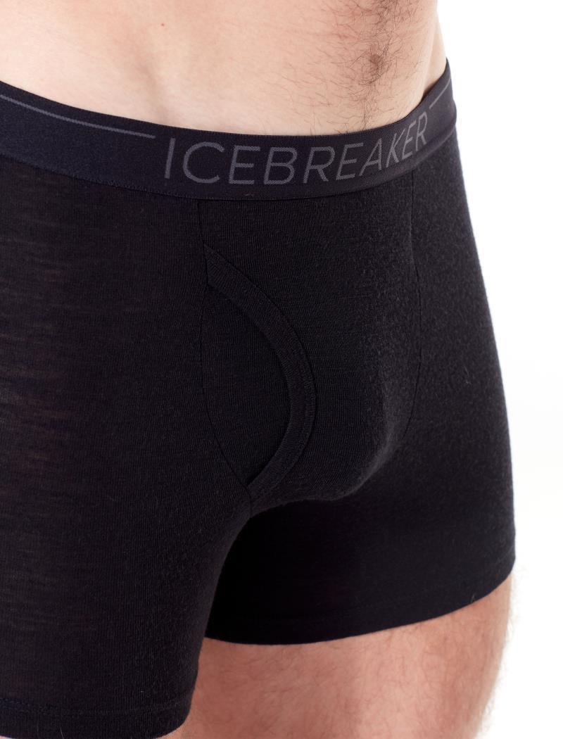 Merino 175 Everyday Boxers with Fly - Mens - Black 4