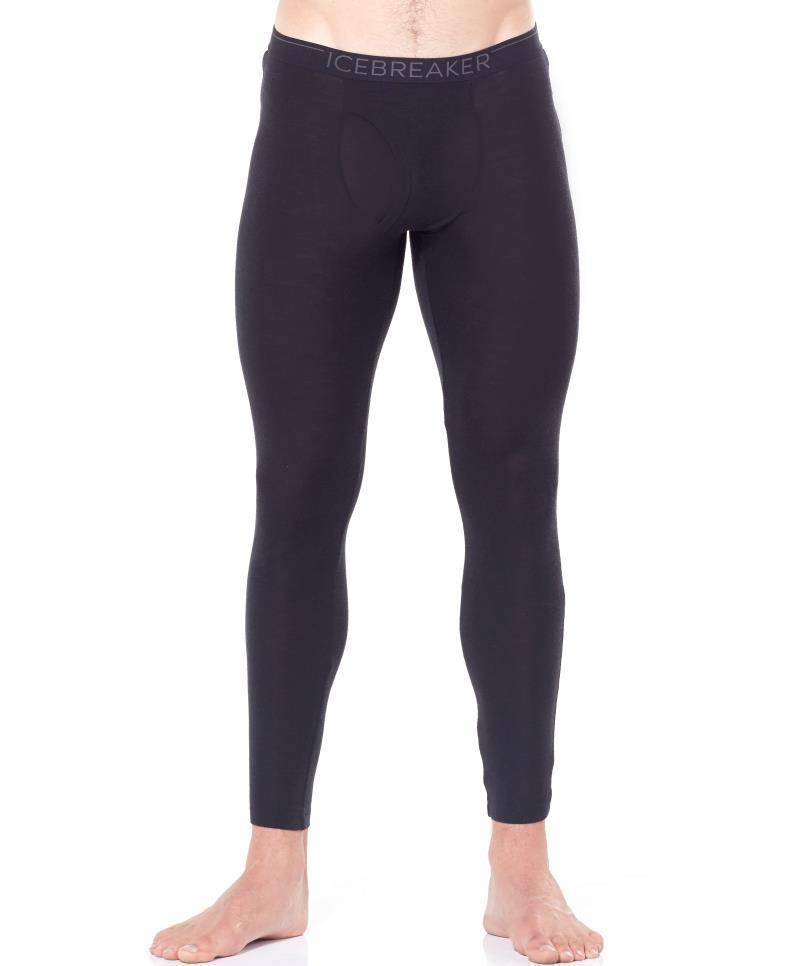 Merino 175 Everyday Leggings with Fly - Mens - Black 2