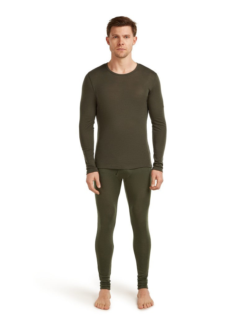 Merino 175 Everyday Leggings with Fly - Mens - dark loden 1