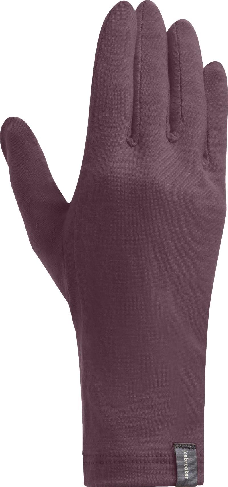 Merino 200 Oasis Glove Liners - grey plum 1