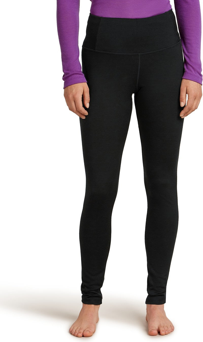 Merino 200 Oasis High Rise Leggings - Womens - black 1