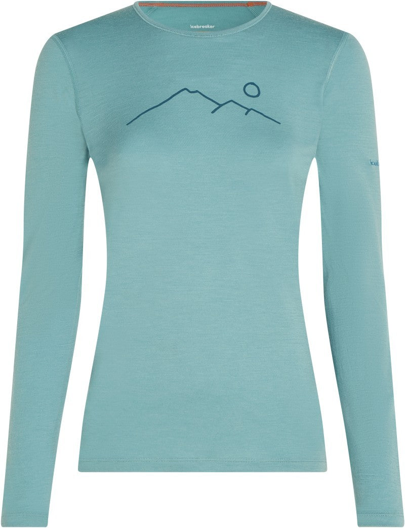 Merino 200 Oasis LS Crewe - GRX1 - Womens - hydro 1
