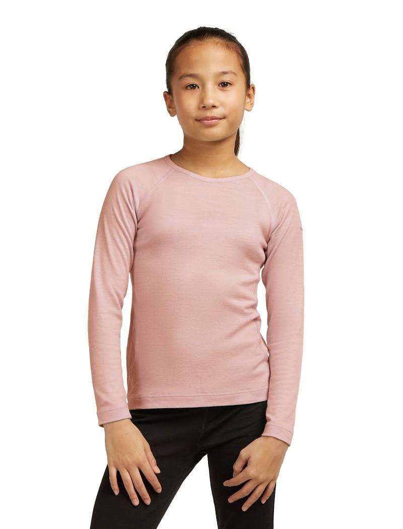 Merino 200 Oasis LS Crewe - Kids - pink quartz 1